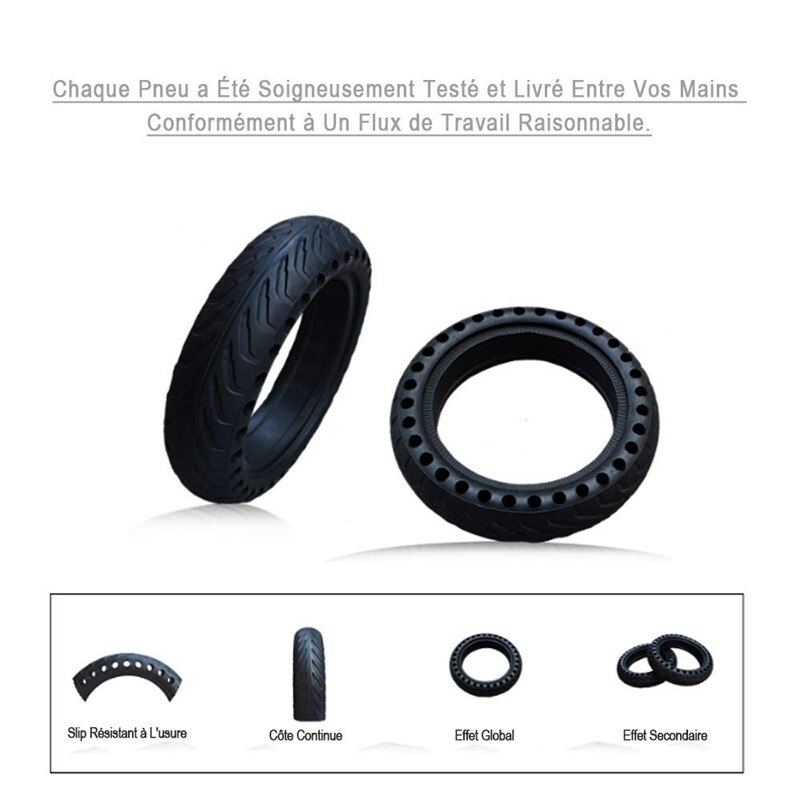 New8.5 Inch Front/Rear Scooter Tire Wheel Solid Replacement Tyre 8 1/2 for Xiaomi Mijia M365 solid tyre Electric Scooter Skatebo