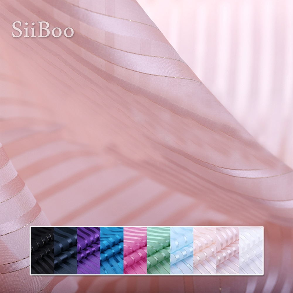 Lujo lurex stripe brocado 100% tela de seda pura para vestido de 8mm SEDA natural tissu tecidos stoffen telas para coser SP5255