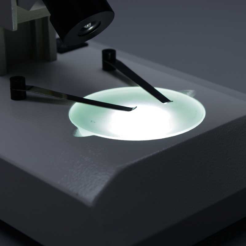 100mm Stereo Microscope Specimen Stage Frosted Cle... – Grandado
