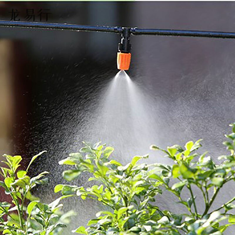 5-50m havevanding dryp mikro vanding spray tåge dyse kit sæt sprinklersystem 4/7mm rør plante vand irrigazione