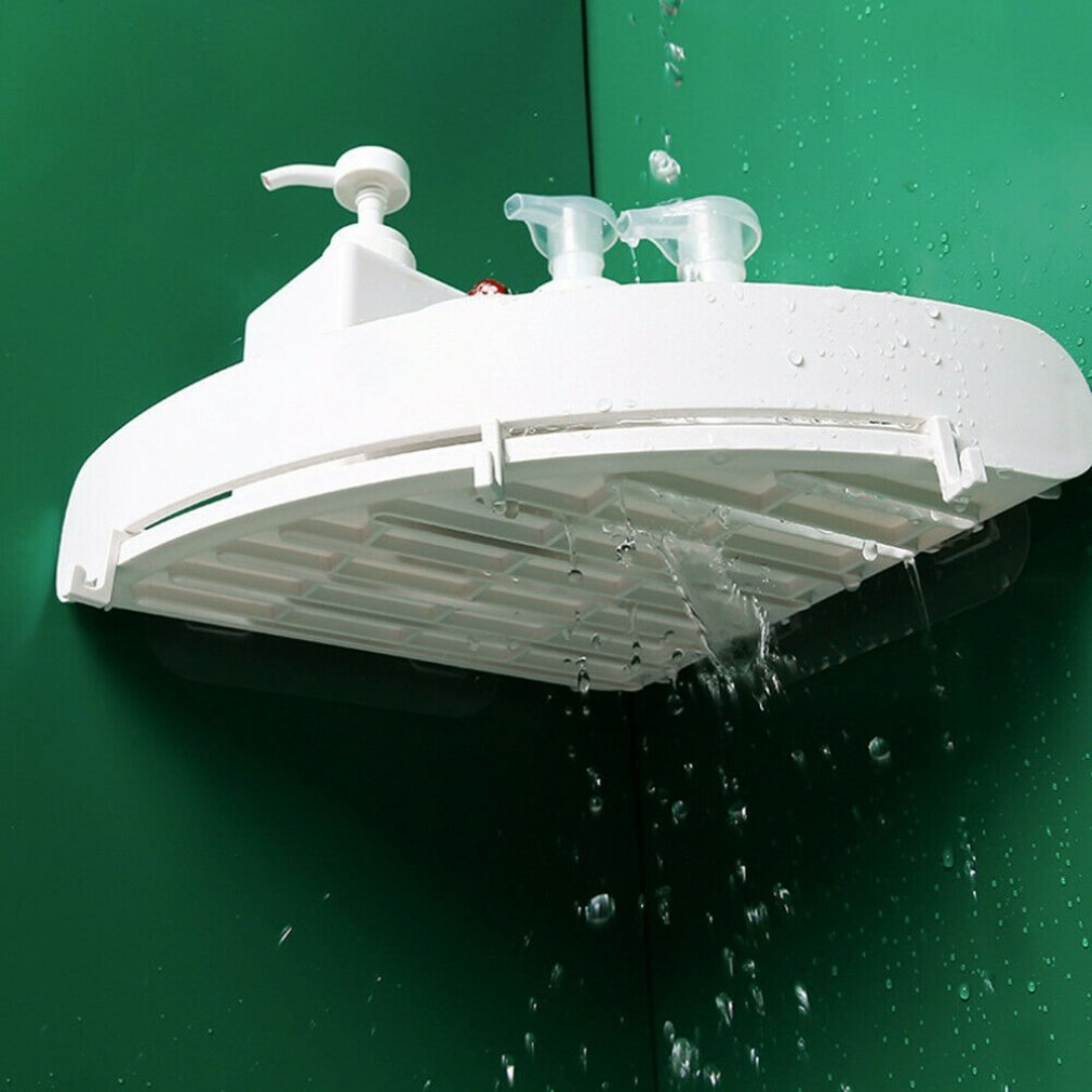 Punch-free Toilet Triangle Shelf Toilet Toilet Vanity Shelf Wall-mounted Bathroom Storage Rack