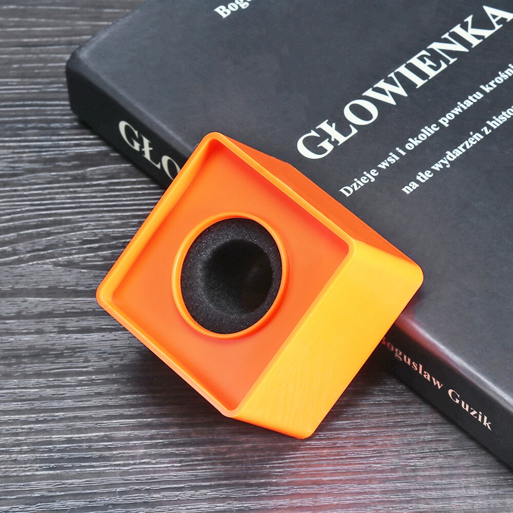 38mm Gat TV Crew Interview Microfoon Vierkante Kubus Vormige Logo Vlag Station ABS Materiaal
