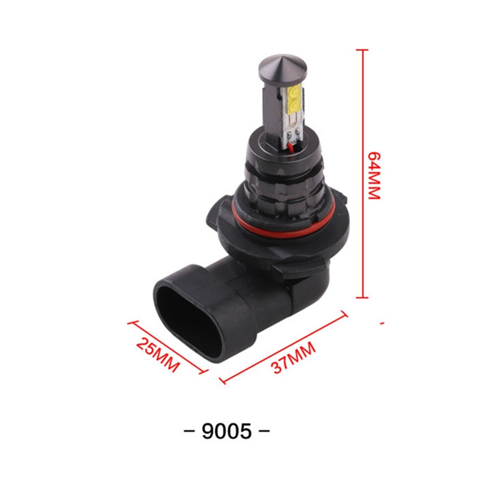 Qcdin 2Pcs H7 Led Koplampen Led H4 Auto Auto Koplamp H1/H3/9005 Auto Mistlamp hoge Helderheid Algemene Accessoires