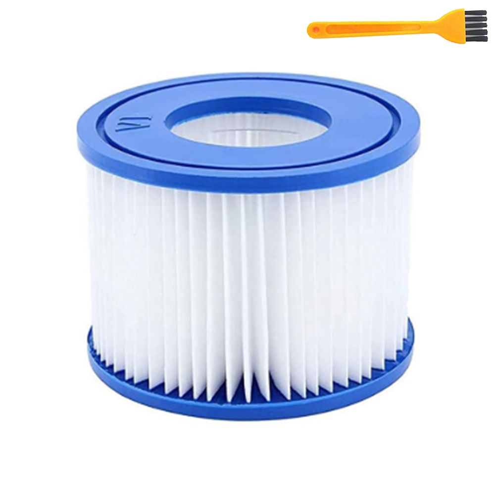 Filtro de piscina de repuesto apto para cartucho de filtro Bestway Flowclear tamaño VI Lay-Z-Spa - Miami Vegas Palm Springs Paris: Gris claro