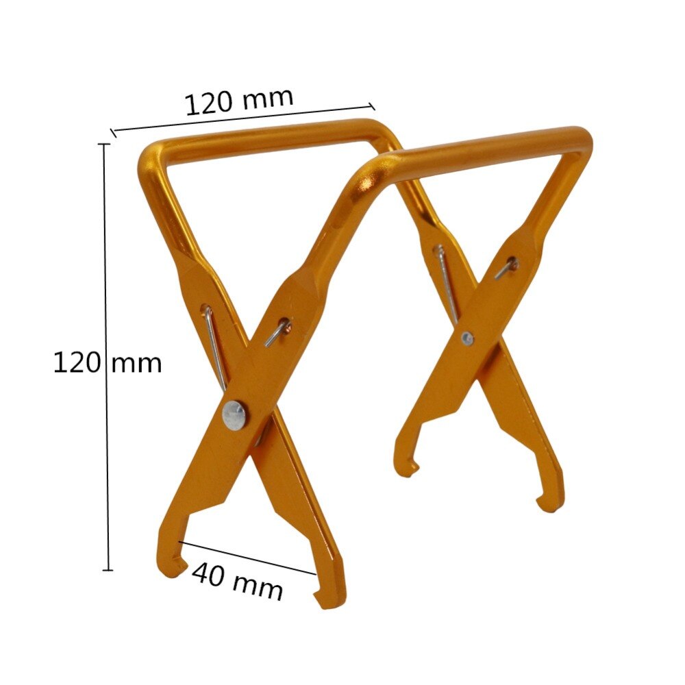 Herramienta de apicultura con pinza de bazo de aluminio, para abejas, marco de nido, Clip, 1 Uds.