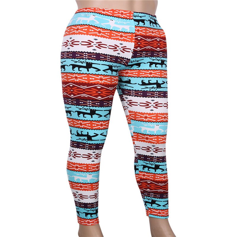 Schneeflocke Dünne Gestrickte lässig Hohe Taille Baumwolle Sport Lauf Hosen Ein Stück Warme Frauen Kleidung Winter Polyester