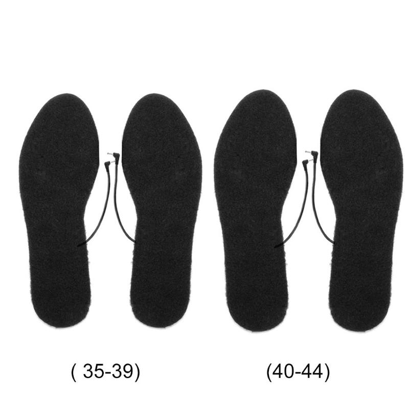 Neue 1 Paar USB Elektrisch Beheizt Schuh Einlegesohlen Füße Heizung Fuß Winter warm Halten Fuß Schuhe Einlegesohle Schuhe Stiefel Heizung