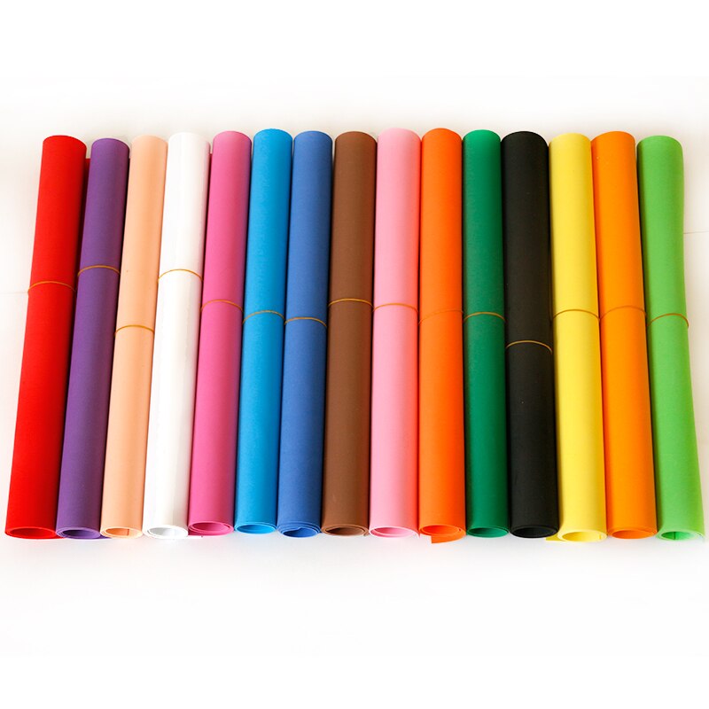 10pcs/lot DIY PE Foam Paper Handmade background craft Sheets Sponge Scrapbooking Crafts For background Handmade Card Decor