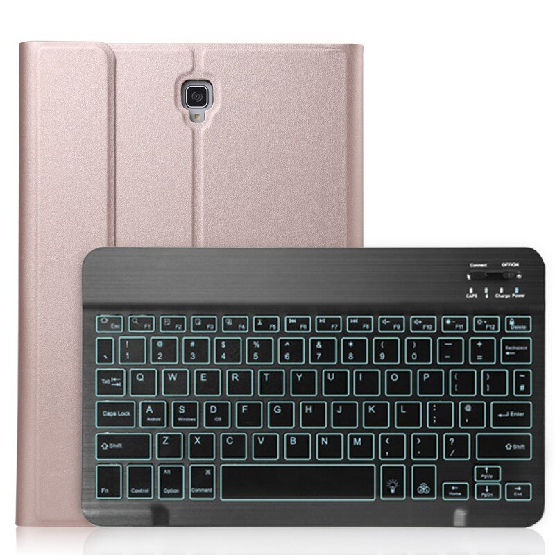 Tablet Keyboard Case for Samsung Galaxy Tab A 10.5 SM-T590 SM-T595 - Leather Cover with Bluetooth Keyboard & Stylus