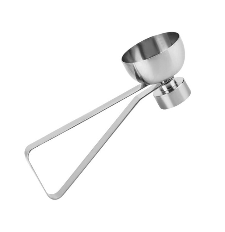 Spot Portable Large Egg Shell Opener Stainless Steel Manual Egg Opener Household Kitchen Tool For Knocking Egg Shells: Default Title