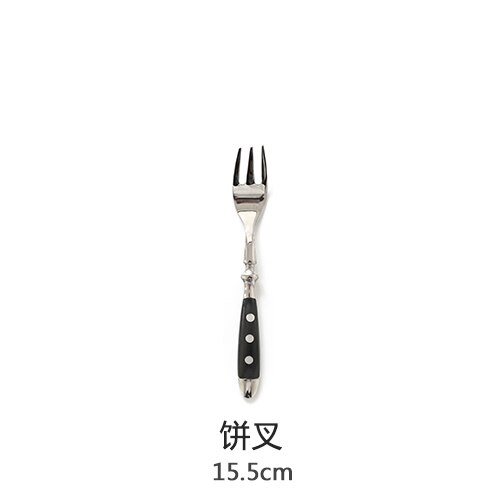 Koreansk stjerne bestiksæt rustfrit stål bestik steak kniv boligtilbehør: Stjernefrugtgaffel