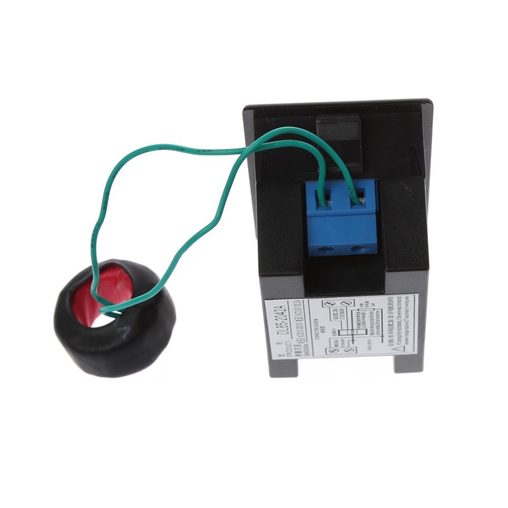 AC 80-300V 100A Digital Current Ammeter Voltmeter Dual LED Display Volt Amp Gauge Current Meters Tester Tools