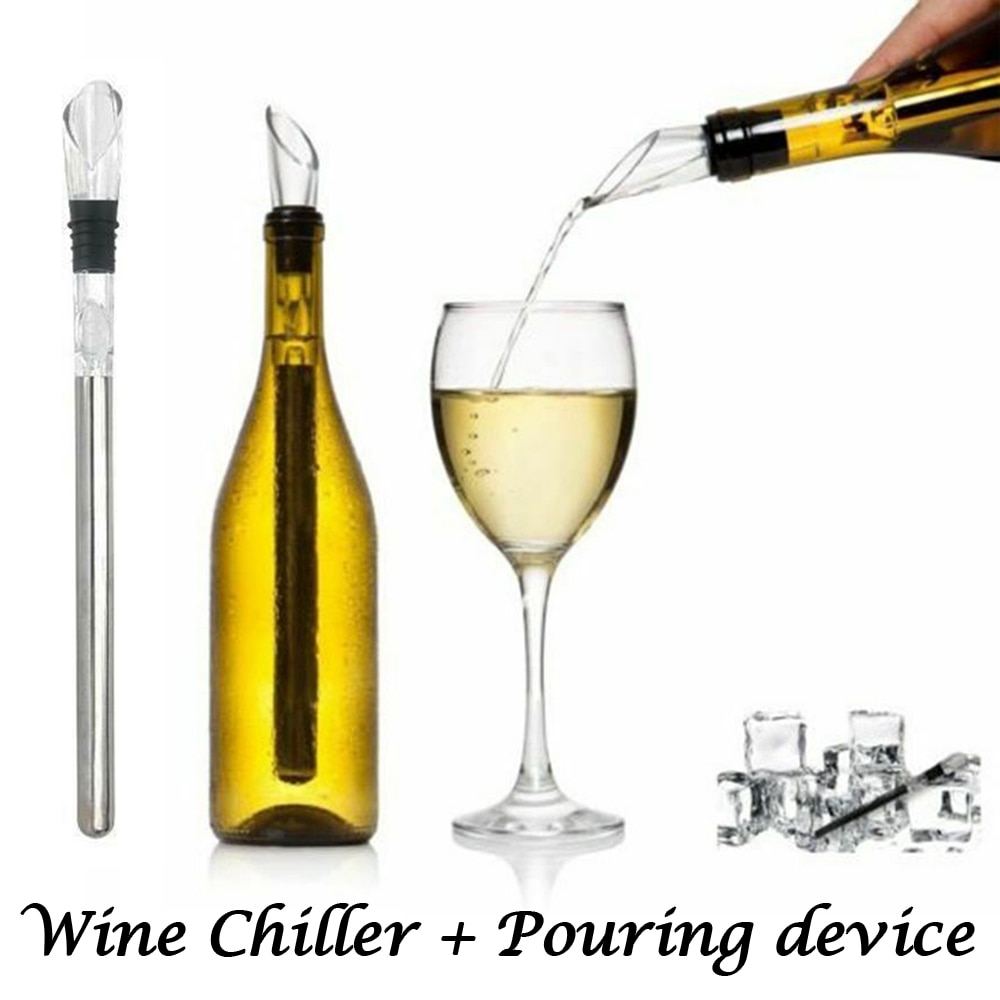 304 Stainless Beer Cooling Bar Beer Ice Wine Stick Portable Freezing Cooling Ice Wine Device Ice Cooler Kitchen BAR Tools