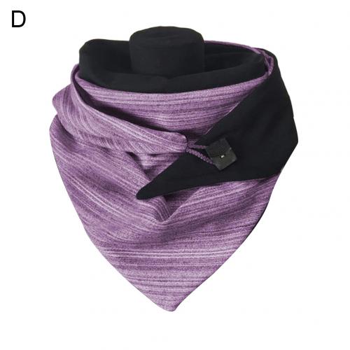 Moda damska jesienno-zimowa jednokolorowy guzik miękki szal dorywczo gruby ciepły szalik szal szalik kobiety odzież akcesoria: D