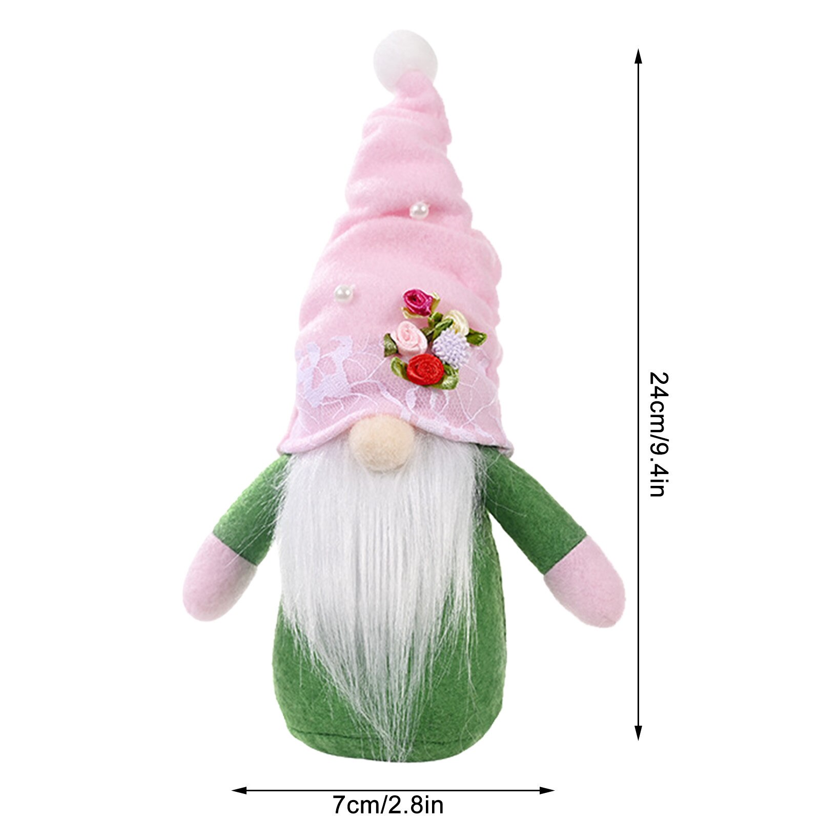 Spring Flowers Dwarf Gnome Mother's Day Gnomes Home Decoration Stuffed Soft Doll Cushion Sofa Pillow Xmas: D