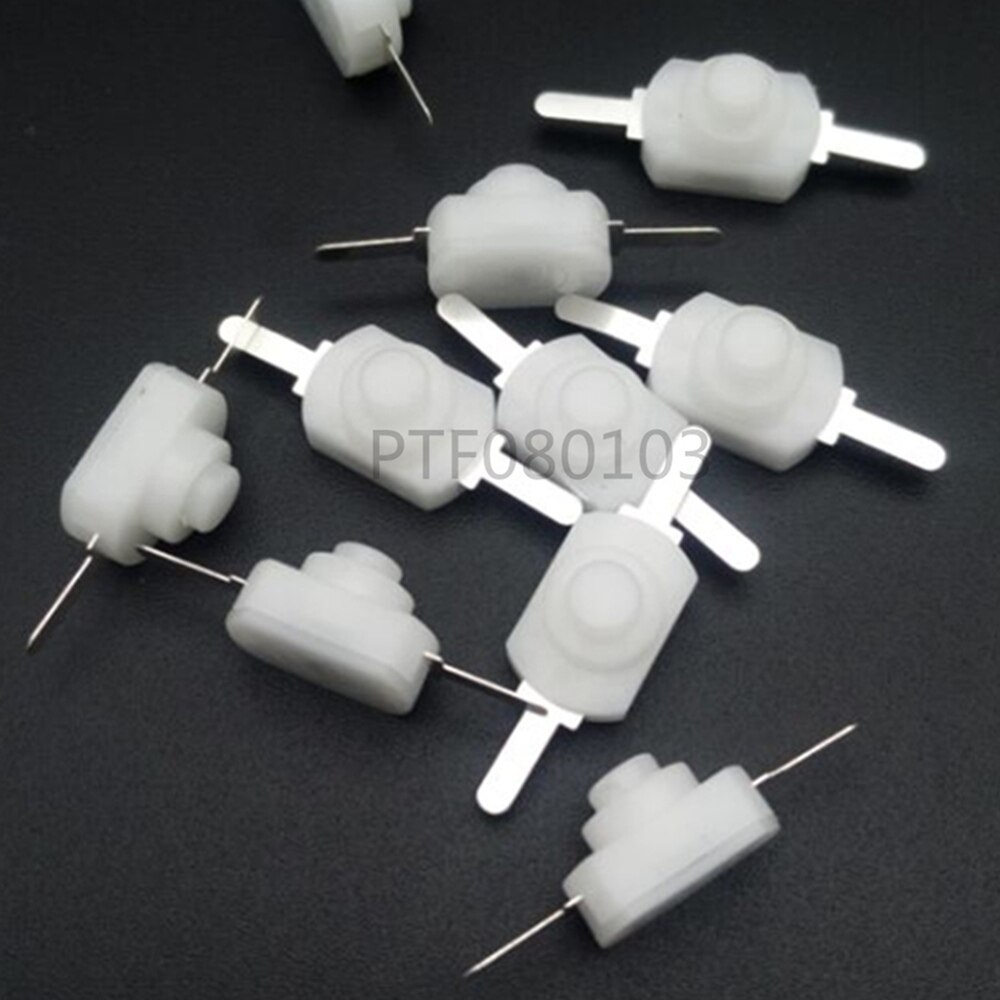 100PCS 12*8MM DC 30V 1A Black On Off Mini Push Button Switch for Electric Torch
