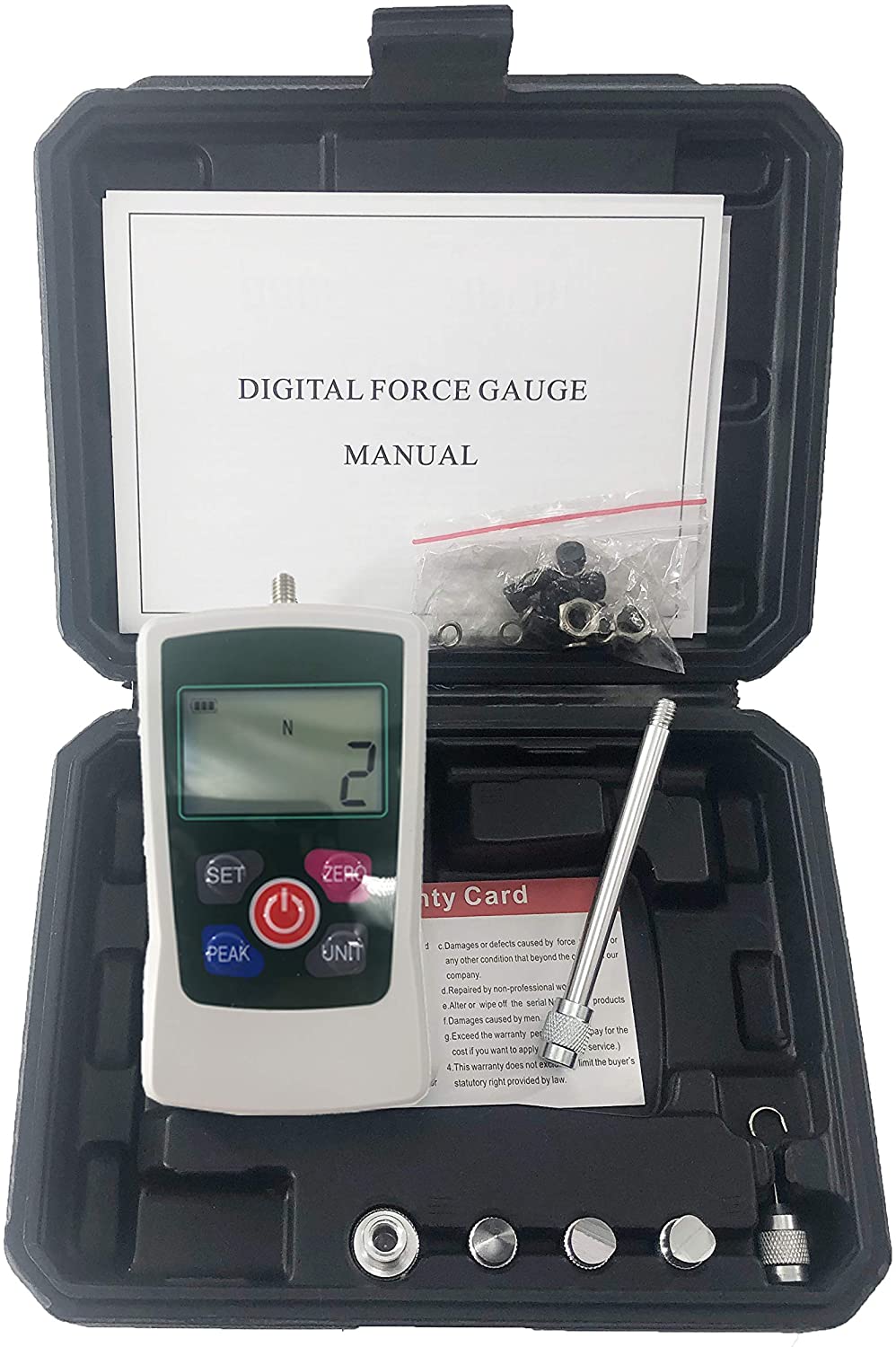 Push Pull Gauge Meter with Three Measurement Mode Gravity Acceleration Range 50N