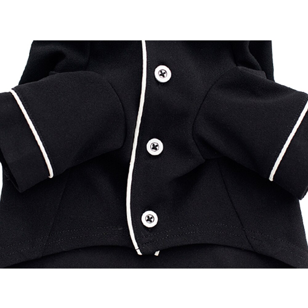 FULUE Dog clothes British Style Pet Clothing Soft Dog Pajamas Spring/Summer/Autumn costumes 5 sizes for Small Medium Large dogs