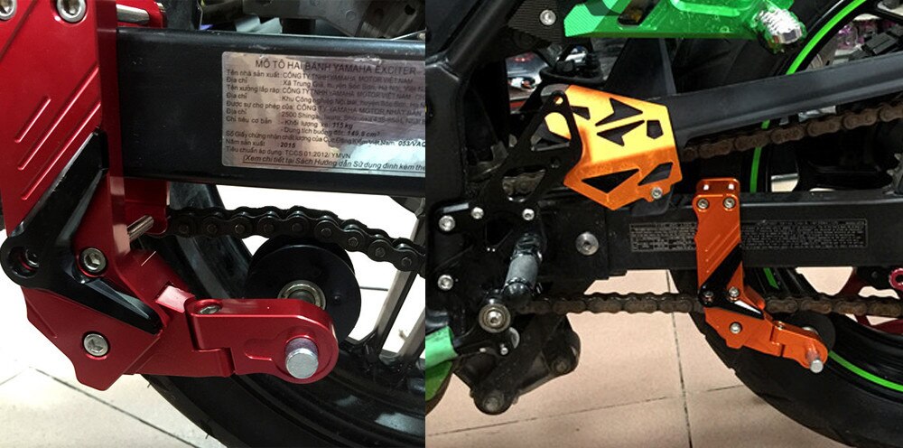 motorcycle Chain Tensioner Chain adjuster Bolt on Roller Adjust FOR yamaha XJ6 DIVERSION XSR 700 ABS XSR 900 ABS XV 950 Racer