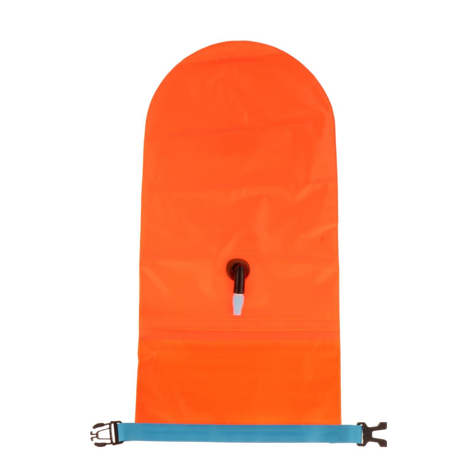 Waterproof Safety Swim Buoy Dry Bag Inflatable Device for Open Water Sea Swimming Pool Surfing Snorkeling