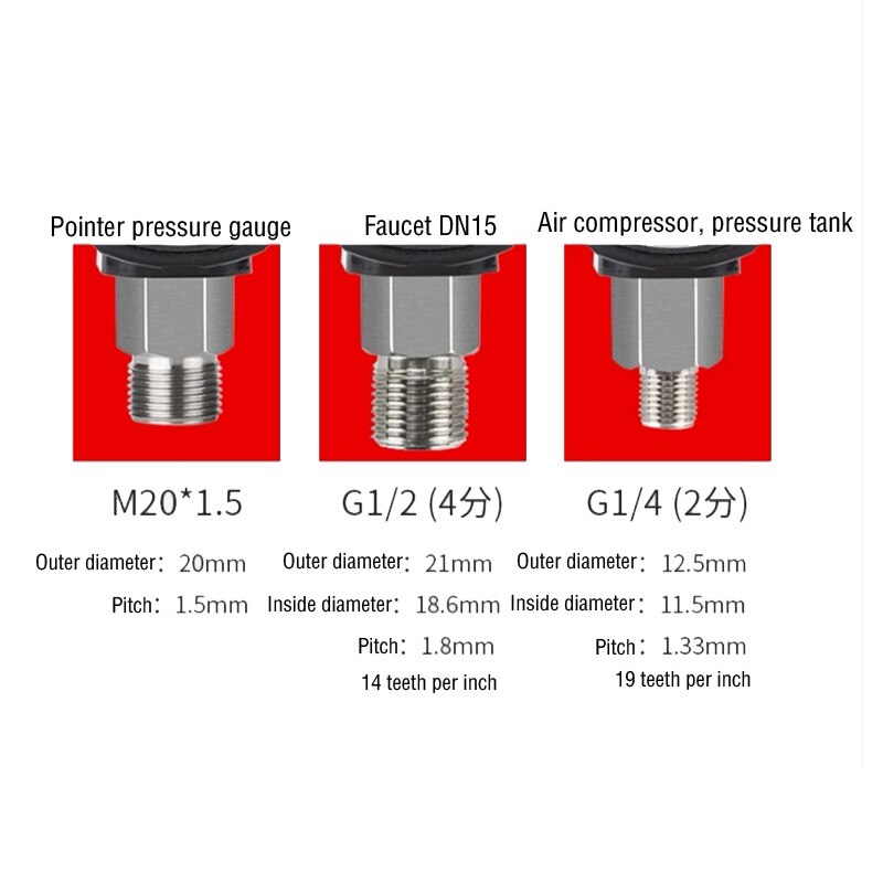 Digital Remote Pressure Gauge Inverter Constant Pressure Water Supply Transmitter Remote Control 0-5V 0-10V