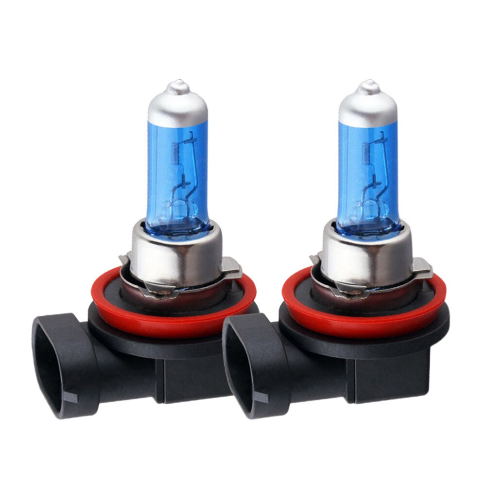 Car Light 2pcs Bright H11 100W 12V 6000K Xenon Gas Halogen Headlight White Light Lamp Bulb Bright night driving lights #45: Default Title