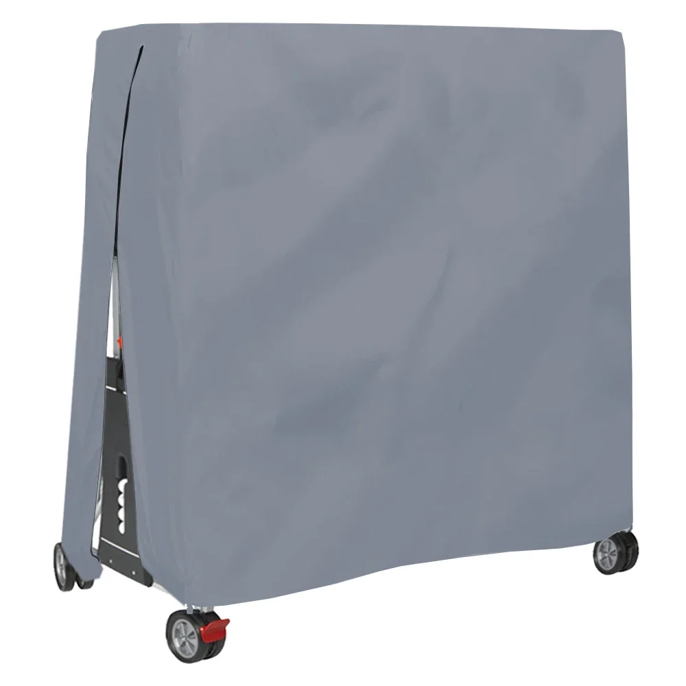 Zware Waterdichte Stofdicht Tafeltennis Cover 210D Oxford Doek Indoor/Outdoor Ping Pong Tafel Opslag Covers Accessoires: Donkergrijs