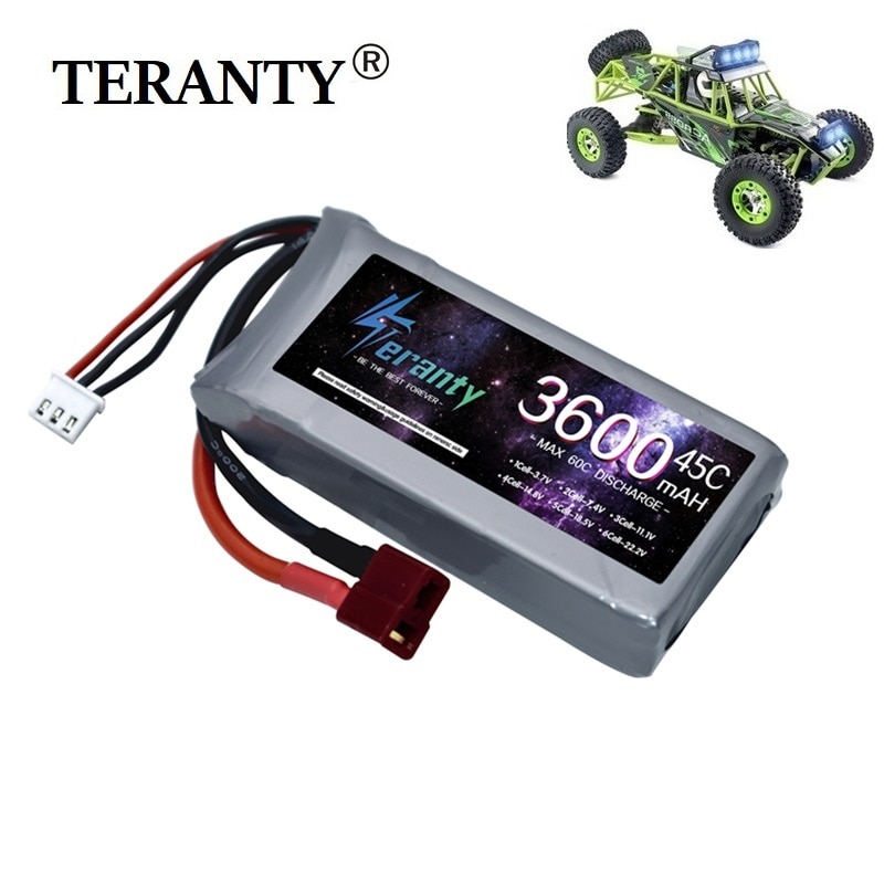 7.4V 2700mah 3200mah 3450mah 3600mAh RC Car Lipo Battery For Wltoys 12428 12423 RC Car part 2s 7.4v Battery for feiyue 03 Q39