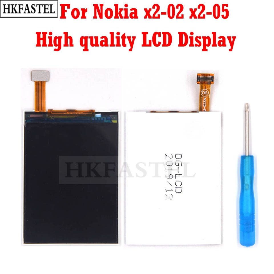 Hkfastel Lcd Display Voor Nokia X2-02 X202 X2 X2-05 Reparatie Vervanging Lcd-scherm Digitizer Met Gereedschap