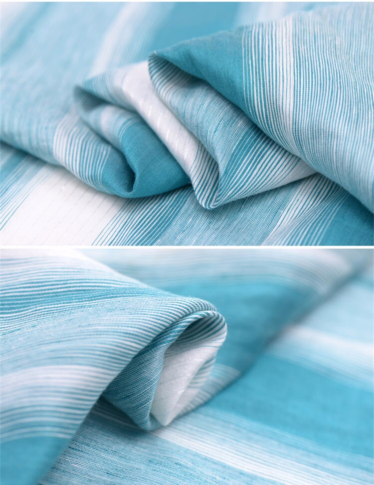 Heavy silk linen fabric dress shirt linen fabric blended linen cloth natural silk fabric silk cloth