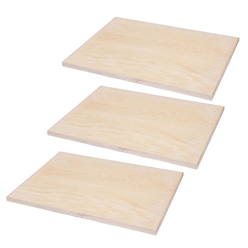 1/2/3 Pcs Schets Tekentafel Houten Ezel Board Houten Schilderen Board Outdoor Hout Tekentafel Houten Ezel Board (8K): 3 PCS  45 x 30 x 2cm