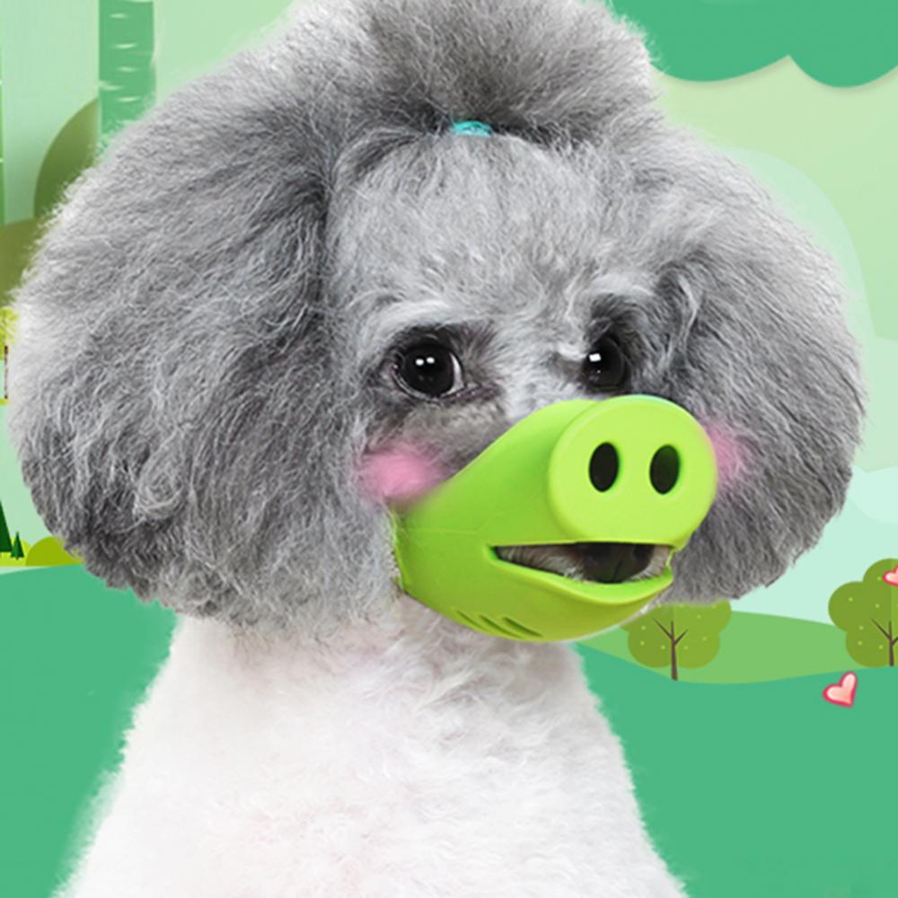 Verstelbare Leuk Varken Neus Anti-Bite Anti-Bark Kleine Hond Huisdier Snuit Mond Hond Mond Snuit