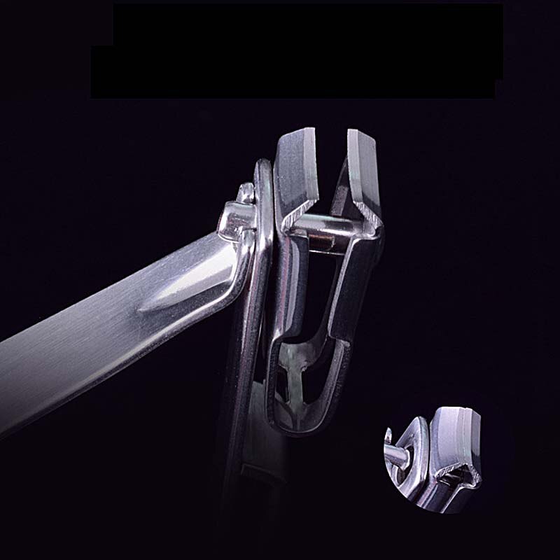 1PC Nail Clippers Stainless Steel Nail Cutter Clippers Manicure Beauty Tool Nail Cutter Pedicure Finger Toe Scissors NT96