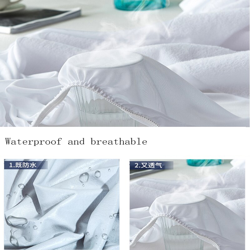 200*180 Waterdichte Matras Cover-Matras Beschermer om Kleuring uw Bed Anti-afstoffen en Antibacteriële Matras cover