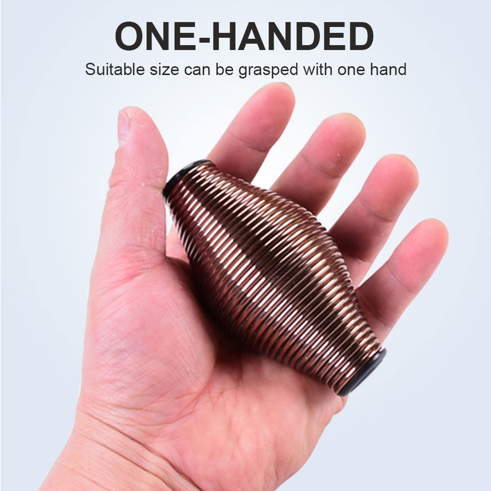 Spring Hand Grip Strengthener Hand Therapy Elastic Finger Power Muscle Grip Training Device Casual Play Palm Spring Ball