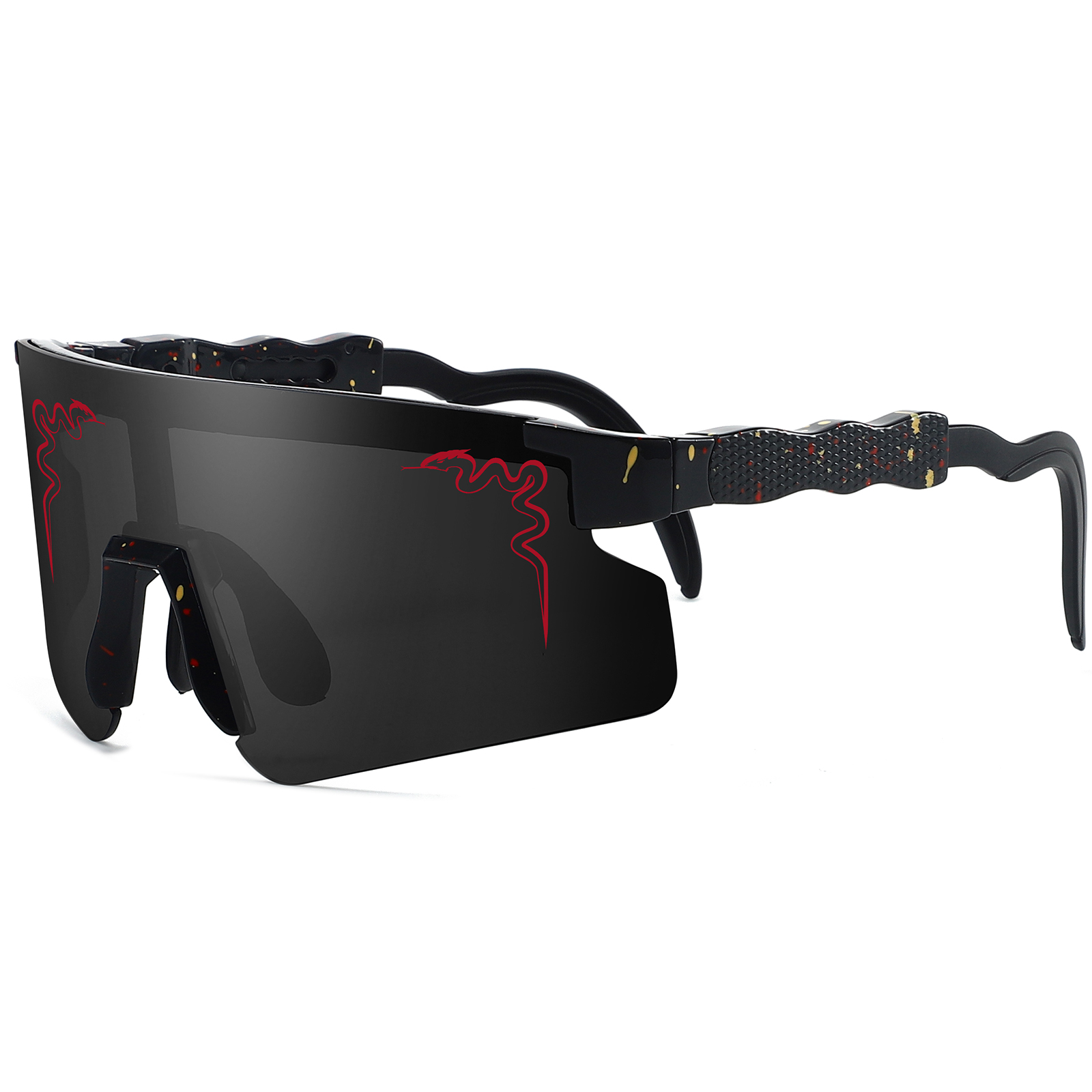 Jugend Sonnenbrille Jungen Mädchen freundlicher Baseball Sonnenbrille Kleiner Kopf Erwachsene Männer Frauen Brillen draussen Radfahren Fahren Schattierungen Sport: Weiß