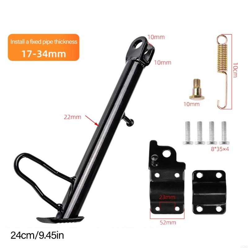 H7BD 14-24 Motos Kickstand Modificación Universal Side para mayoría del soporte soporte lateral reemplazo motos