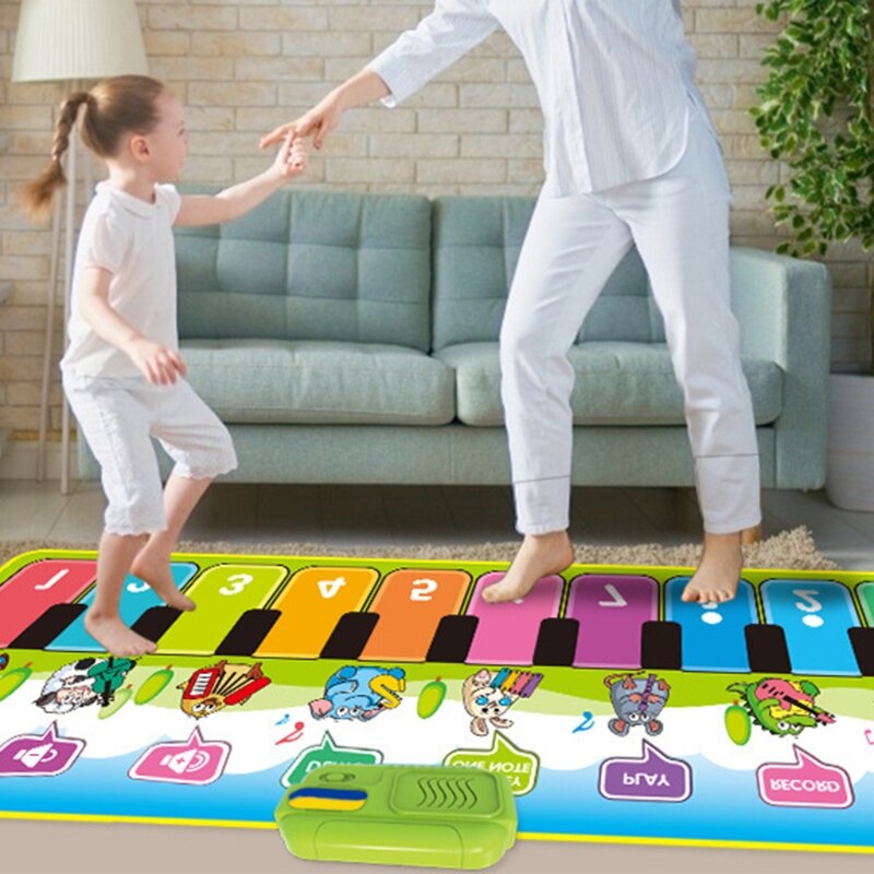 Music piano pad Electronic piano keyboard game pad Portable music blanket