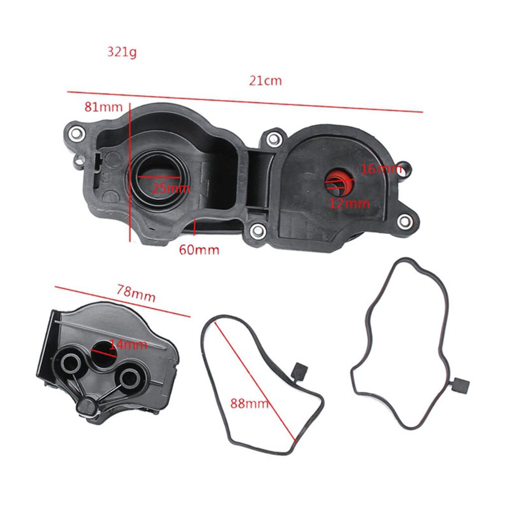Filtro separador de aceite de cárter de , Motor diésel, válvula de respiración, segregador, piezas de repuesto