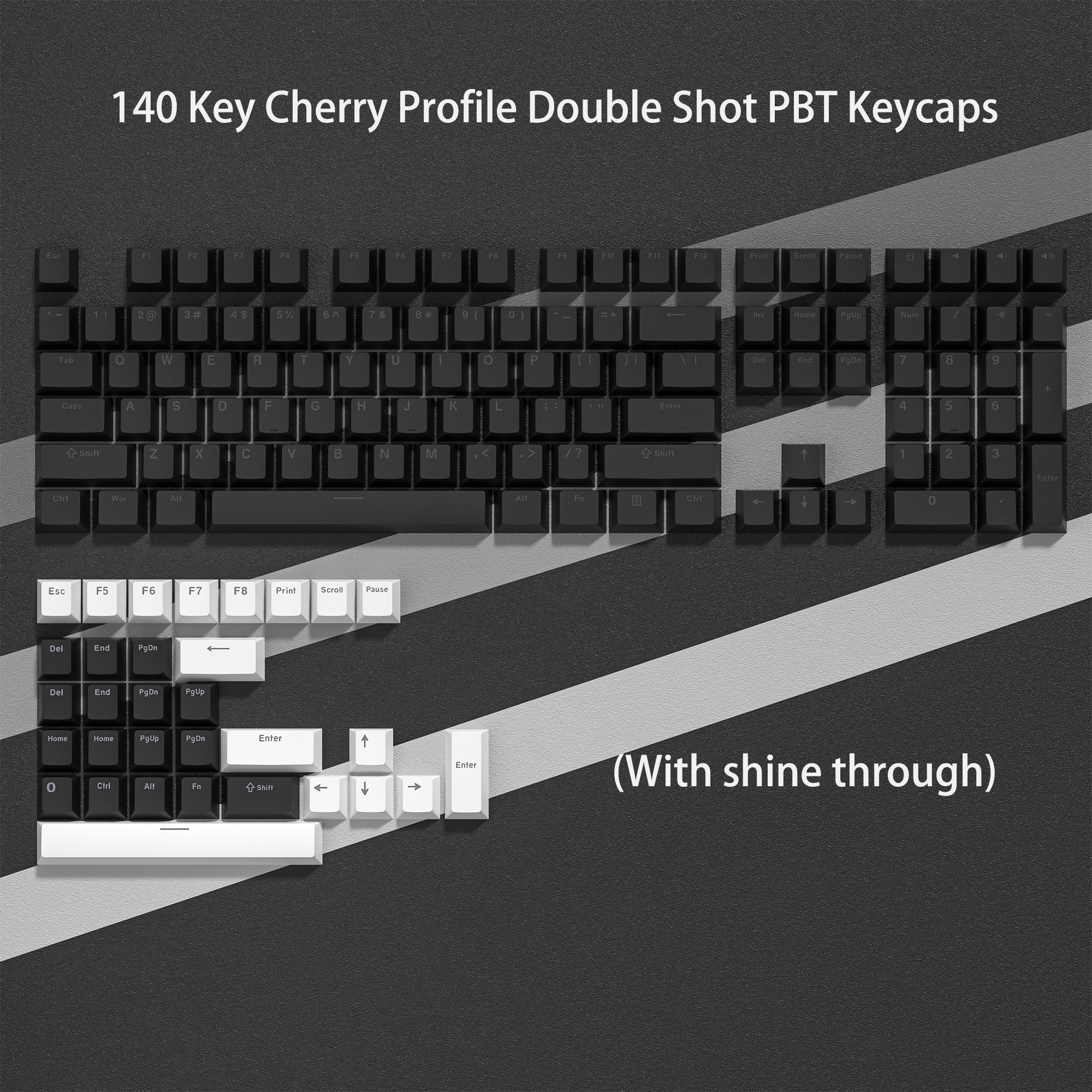 189 teclas PBT doble disparo negro gris ISA perfil teclas para interruptores MX Womier GK61 Anne Pro 2 Teclado mecánico para jugar: Caqui