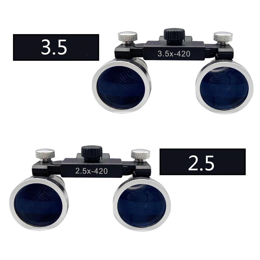 3,5 X/2,5 X420mm Dental Lupe Dental Labor Medizinische Lupe Dental Lupe Multi Farbe 5 Farben