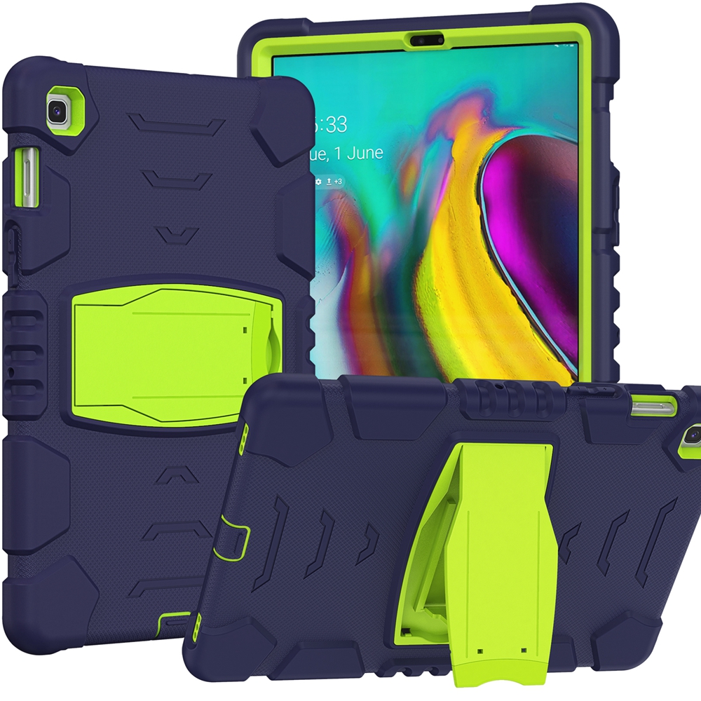 Coque pour Samsung Galaxy Tab S5e 10.5 pouces SM-T720 SM-T725, armure de sécurité pour enfants, antichoc, support hybride en silicone pour tablette: WHITE
