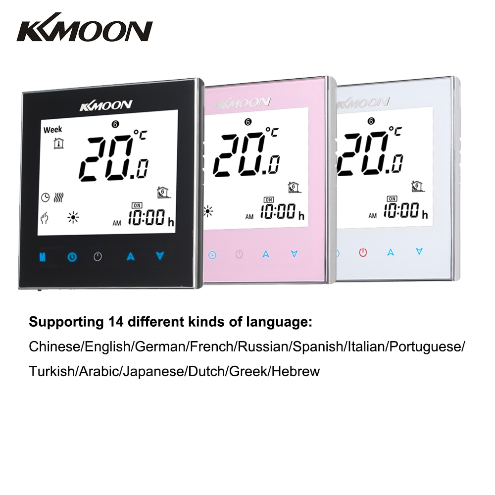Digital Water/Gas Boiler Heating Thermostat WiFi Connection Voice Control Energy Saving ouchscreen Room Temperature Controller