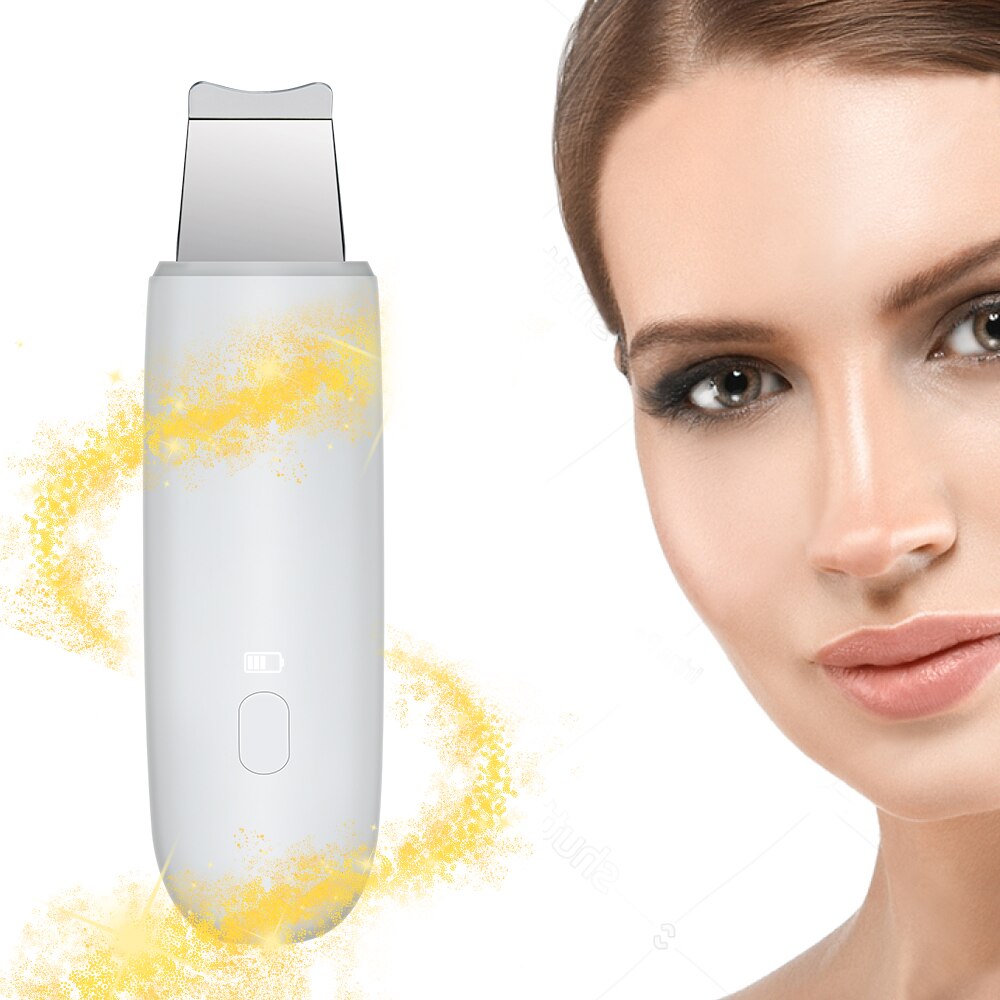 Ultrasone Huid Scrubber Ems Gezicht Massager Facial Reiniging Ion Import Facial Pore Cleaner Machine Whitening Huid Tool