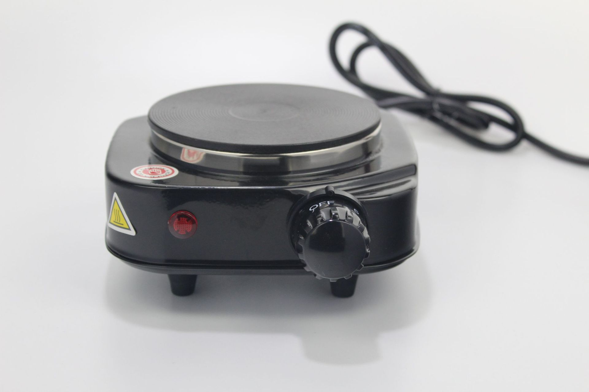 Mini 500w sähköliesilevy keittolevy monitoimiset kahvin-teen lämmitinlevyt keittiön kodinkoneeseen 220v: Musta