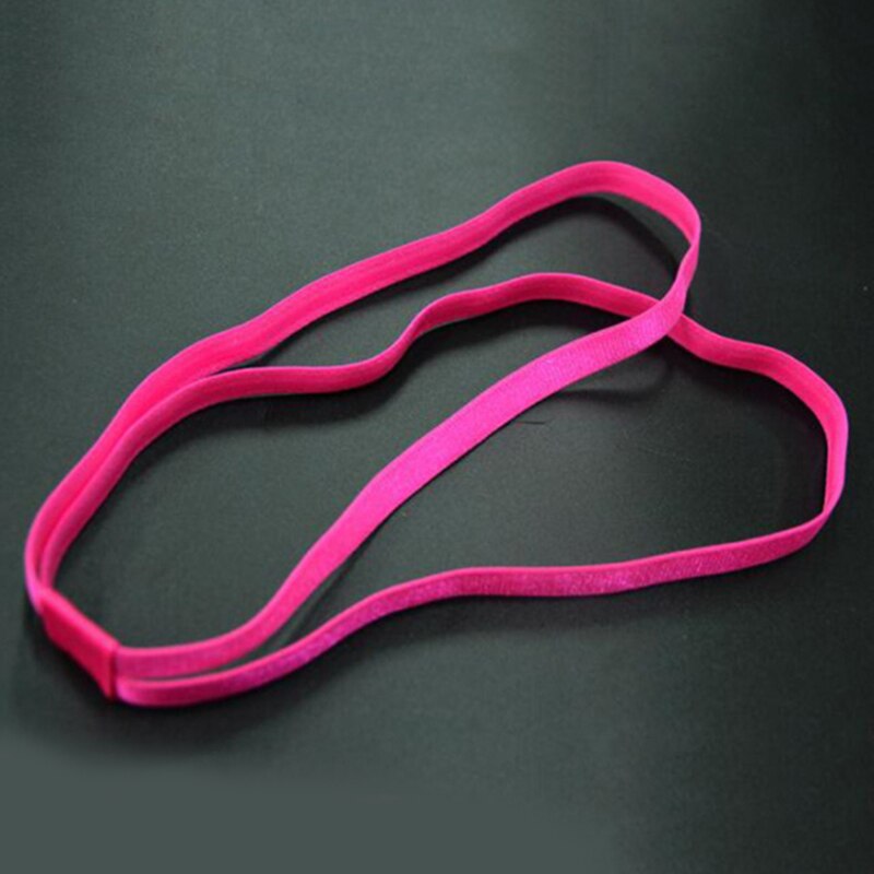 5 Kleuren Elastische Haarband Sport Hoofdband Yoga Antislip Double Strip Hoofddeksels Haar Hoofd Bands Accessoires