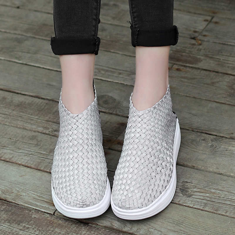 Women&#39;s Sport Shoes On The Platform Baskets Running Girl Shark Platform Sports Shoes Woman Sneakers Woman Summer Tennis
