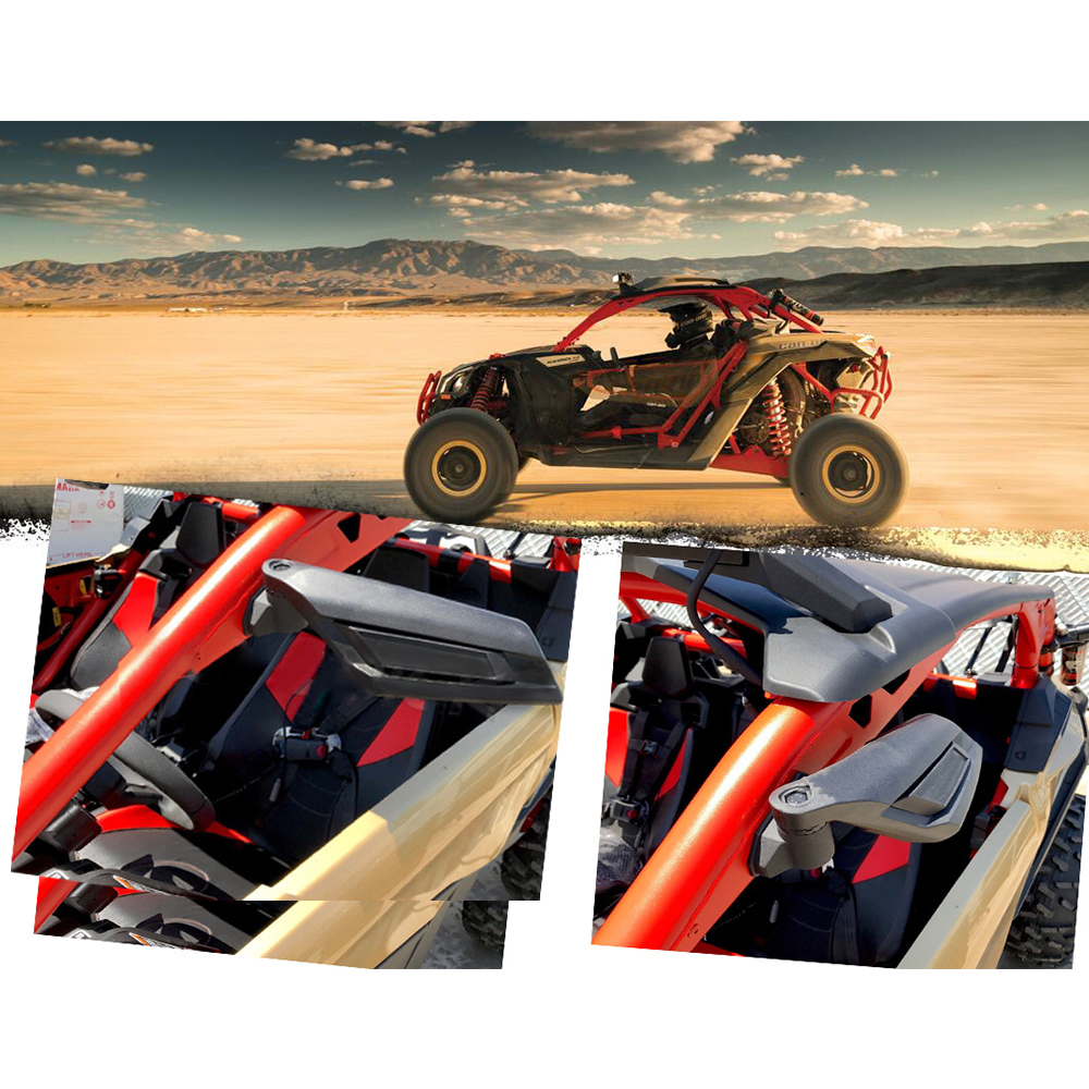 ZSDTRP UTV Seite Spiegel Rückspiegel Einstellbar für Can Am Maverick X3 4x4 Racing Off-road
