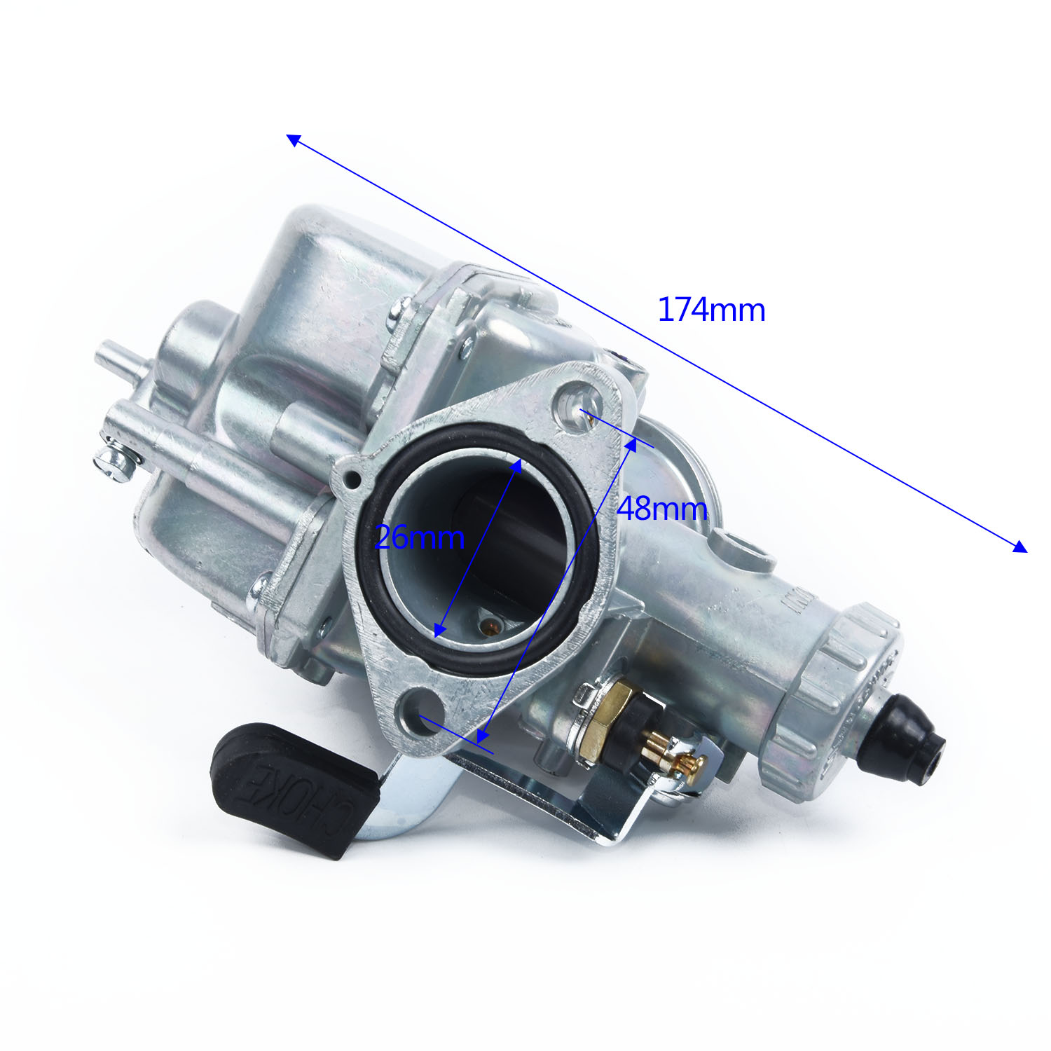 1x Mikuni VM22 Carburetor Carb For 125cc 140cc Dirt Pit Bike XR50 CRF70 Carburetor Accessories Parts