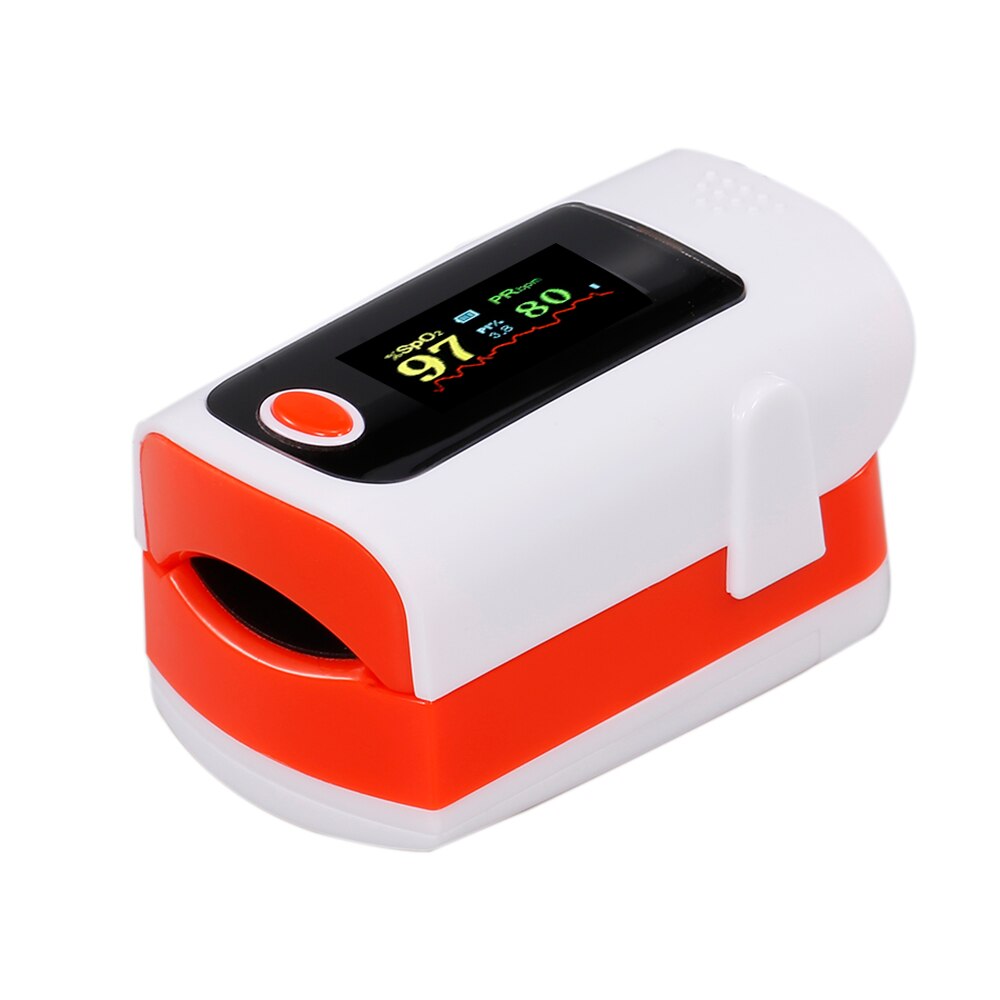 ! blodiltmonitor fingerpulsoximeter oxygenmætningsmåler spo 2 monitor hurtig inden for 24 timer (ingen batteri): Rød